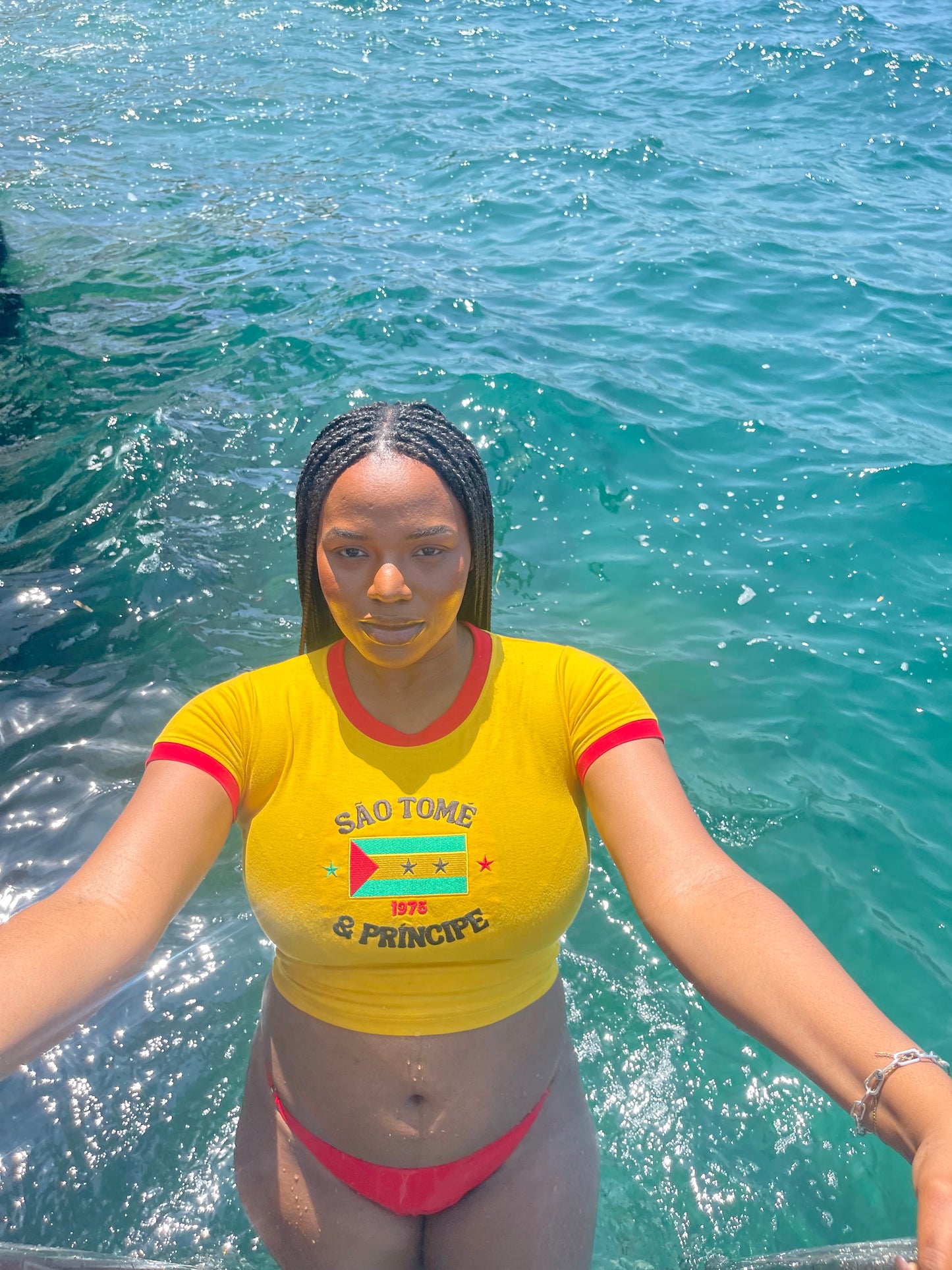 São Tomé and Príncipe Crop Top