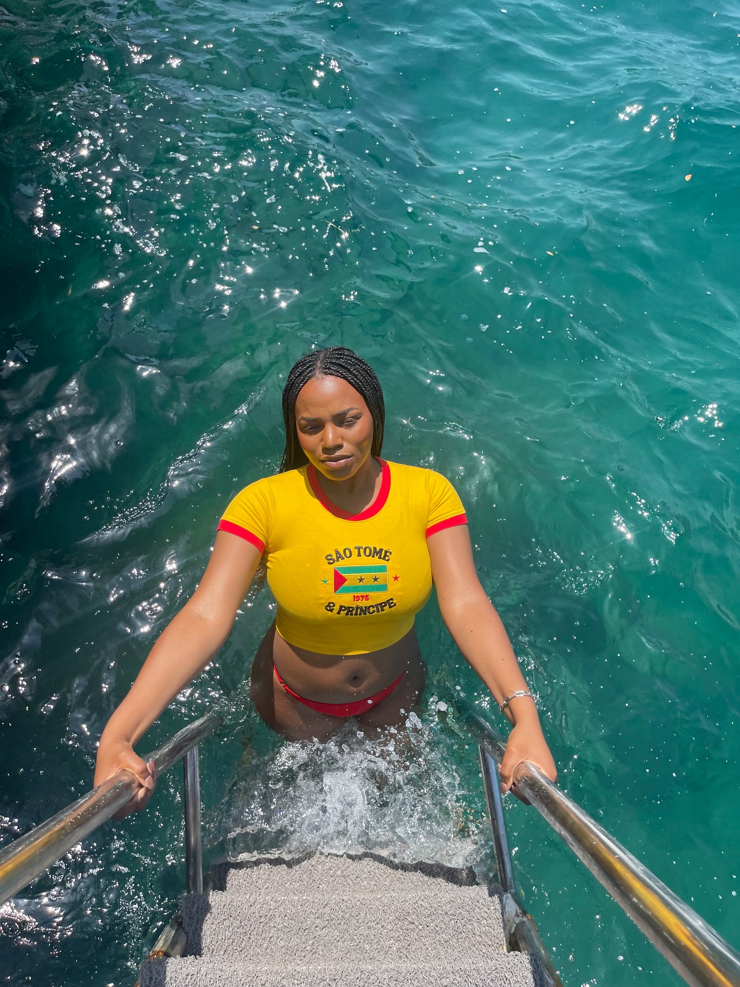 São Tomé and Príncipe Crop Top