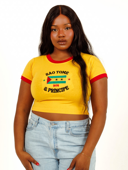 São Tomé and Príncipe Crop Top
