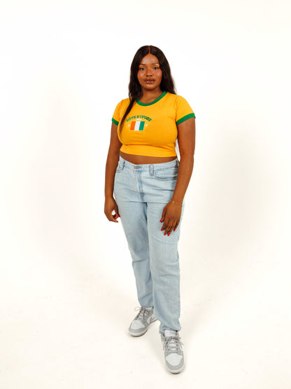 Cote D'voire Crop Top