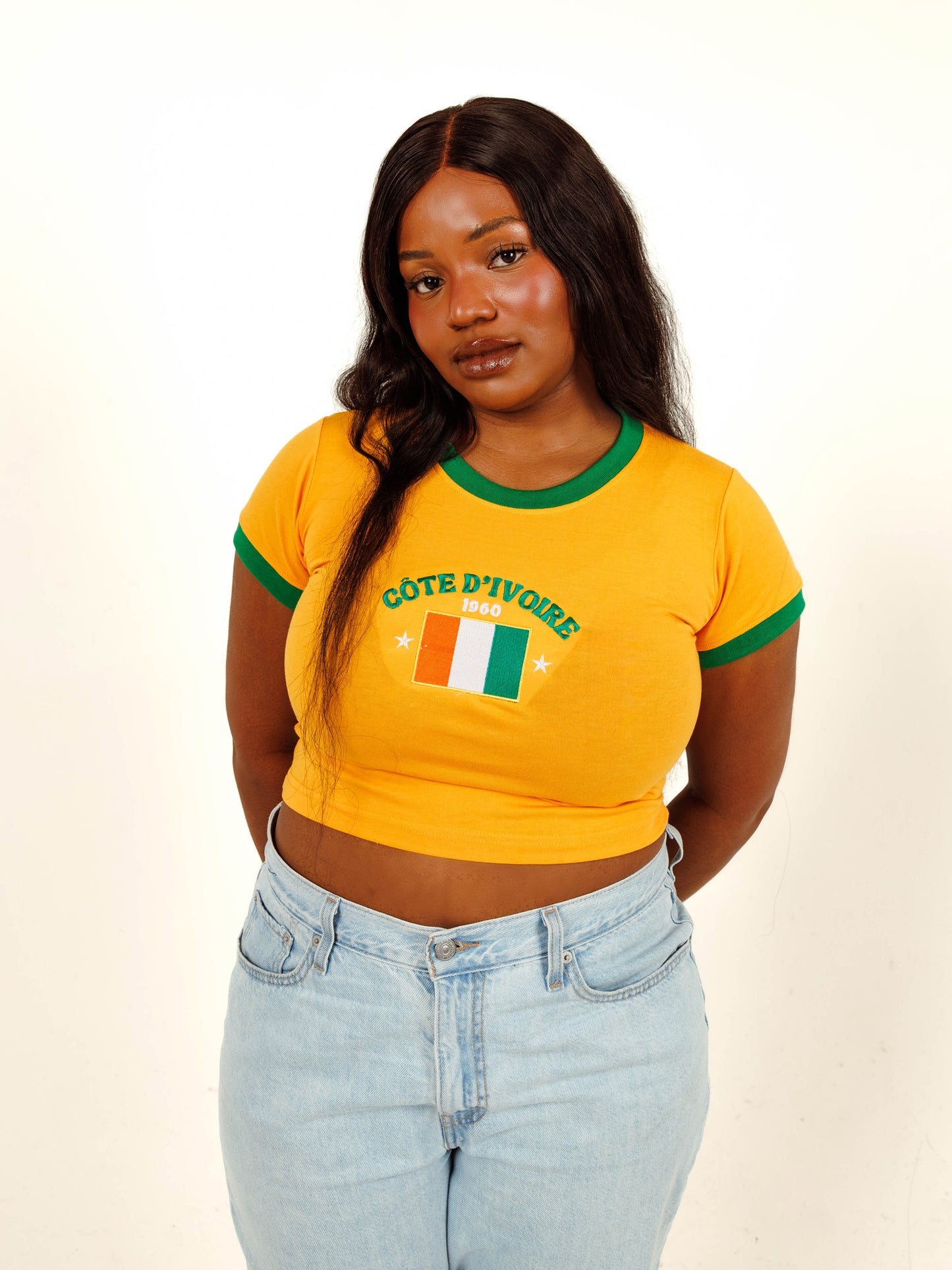Cote D'voire Crop Top