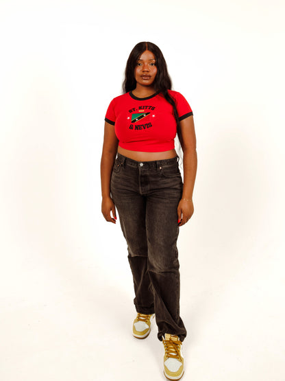 St Kitts and Nevis Crop Top