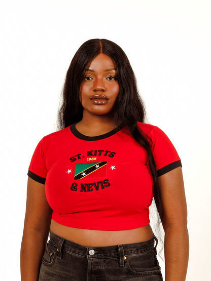 St Kitts and Nevis Crop Top