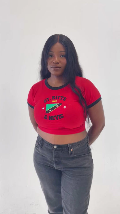 St Kitts and Nevis Crop Top