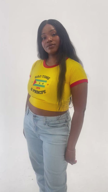 São Tomé and Príncipe Crop Top